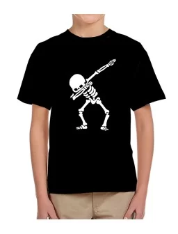 Dancing hip hop skull t-shirt