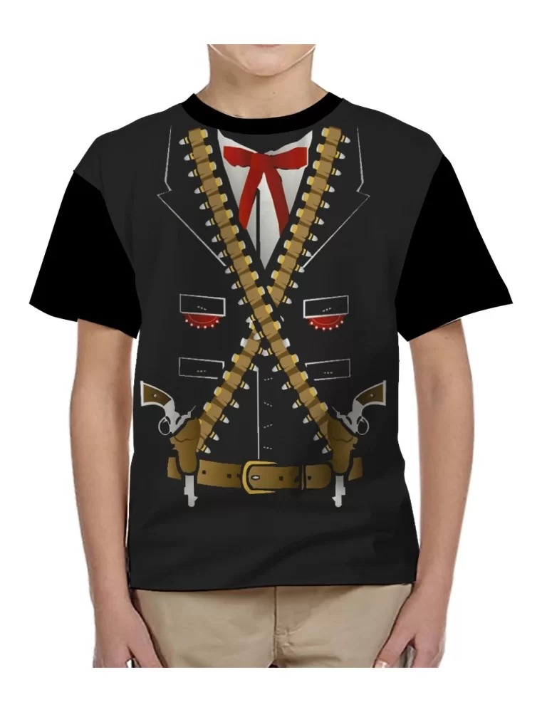 Printed charro suit t-shirt