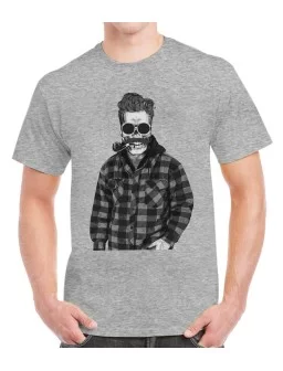 T-shirt of Hipster smoking...