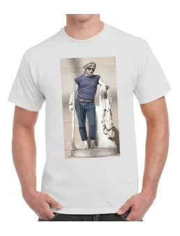 Playera estatua de Jasón con ropa