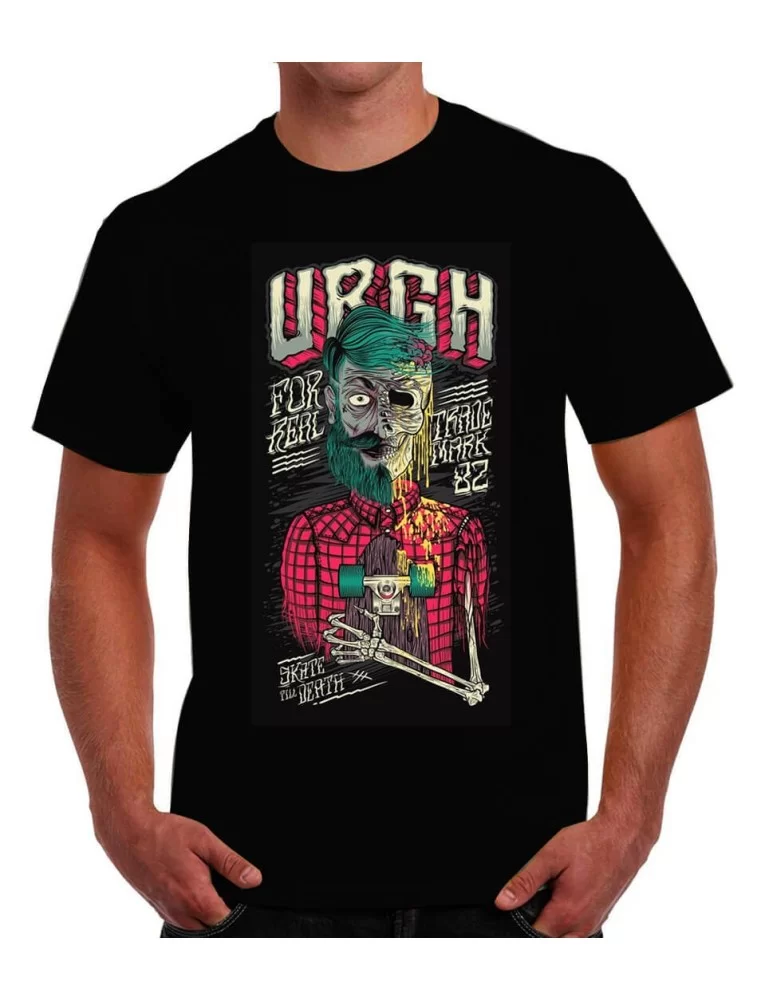 Playera calavera Skate