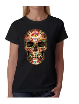 Otomi women's skull t-shirt