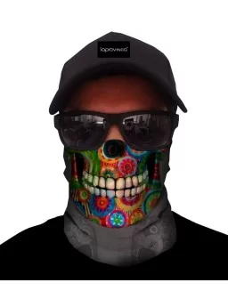 Colored skull Neckband
