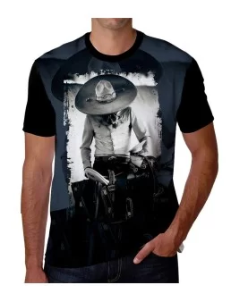 T-shirt of Charro t-shirt flipping down