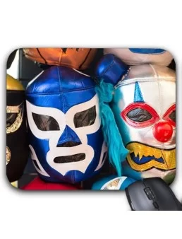 Mouse pad fighting masks