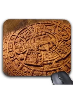 Mouse pad impreso del Calendario Azteca