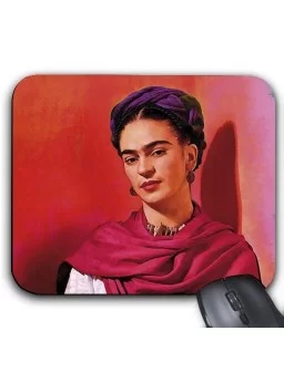 Mouse pad de Frida Kahlo en rojo