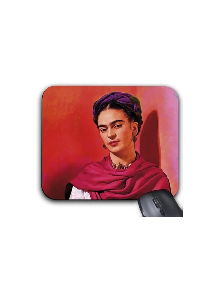 Mouse pad by Frida Kahlo in red