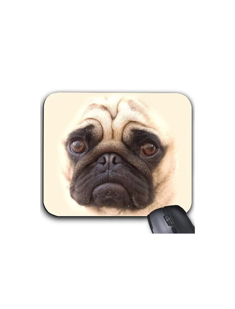 Pug dog mouse pad