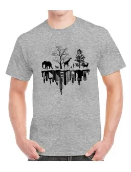 Playera Selva urbana - Camiseta de naturaleza urbana