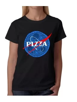 Playera de mujer NASA Pizza