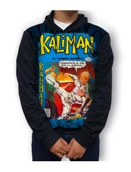 Kaliman print hoodie Beat the Evil
