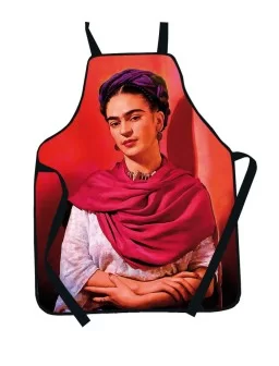 Frida Kahlo Apron Red Shawl
