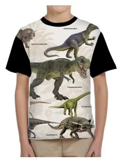 Printed dinosaur t-shirt
