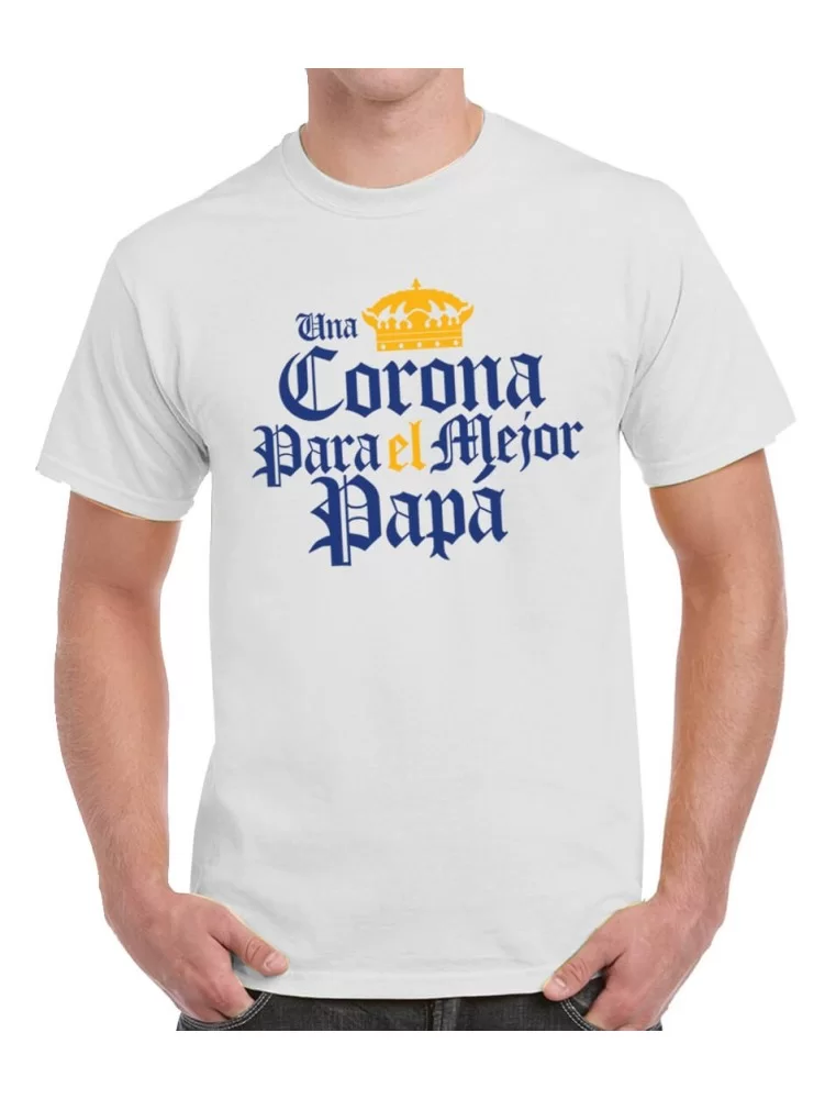 Cerveza Corona para el mejor papá Playeras dia del padre