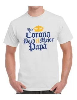 Cerveza Corona para el mejor papá Playeras dia del padre