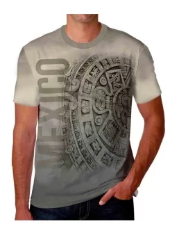 T-shirt of Aztec Calendar fullprint