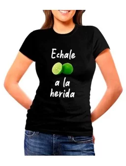 T-shirt Echale limón a la herida mexican phrases