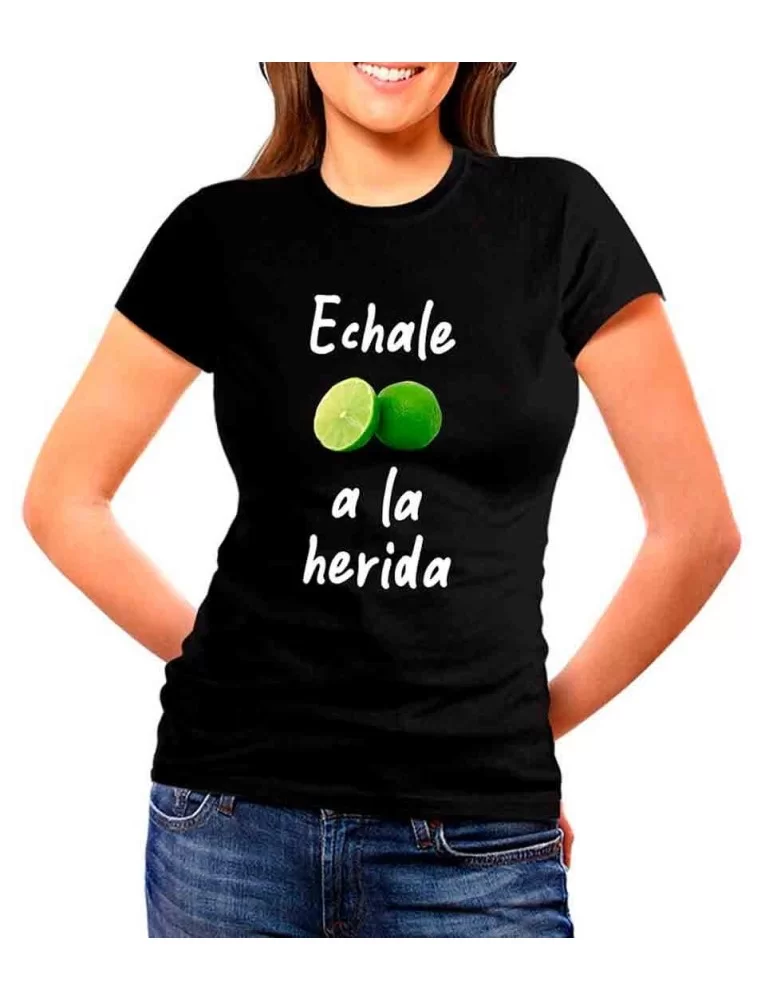 T-shirt Echale limón a la herida mexican phrases