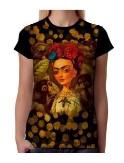 T-shirt of Frida gold leaf