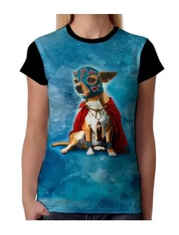 Chihuahua dog t-shirt with mask