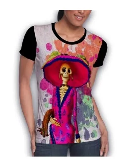 Women t-shirt pink catrina