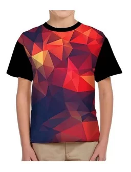 Polygons printed t-shirt