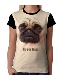 No pos Guau Pug printed T-shirt