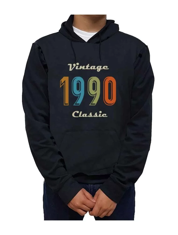 Lightweight hoodie Vintage 1990 classic