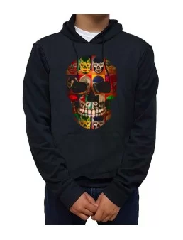 Sudadera ligera Calavera de luchadores