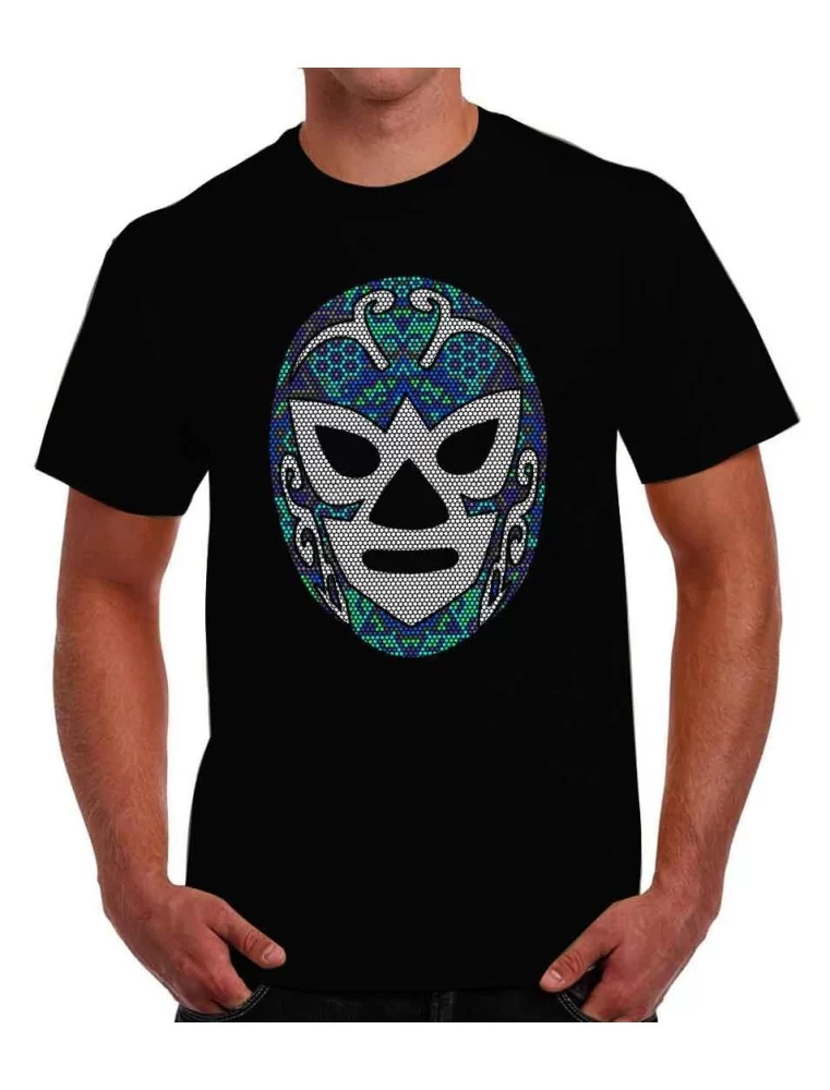 T-shirt printed of mexican wrestling fighter Huracan Ramirez