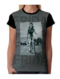 Frida Kahlo bicycle t-shirt