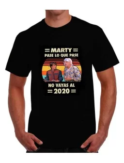 Playera Marty pase lo que pase, no vayas al 2020 - Back to the future