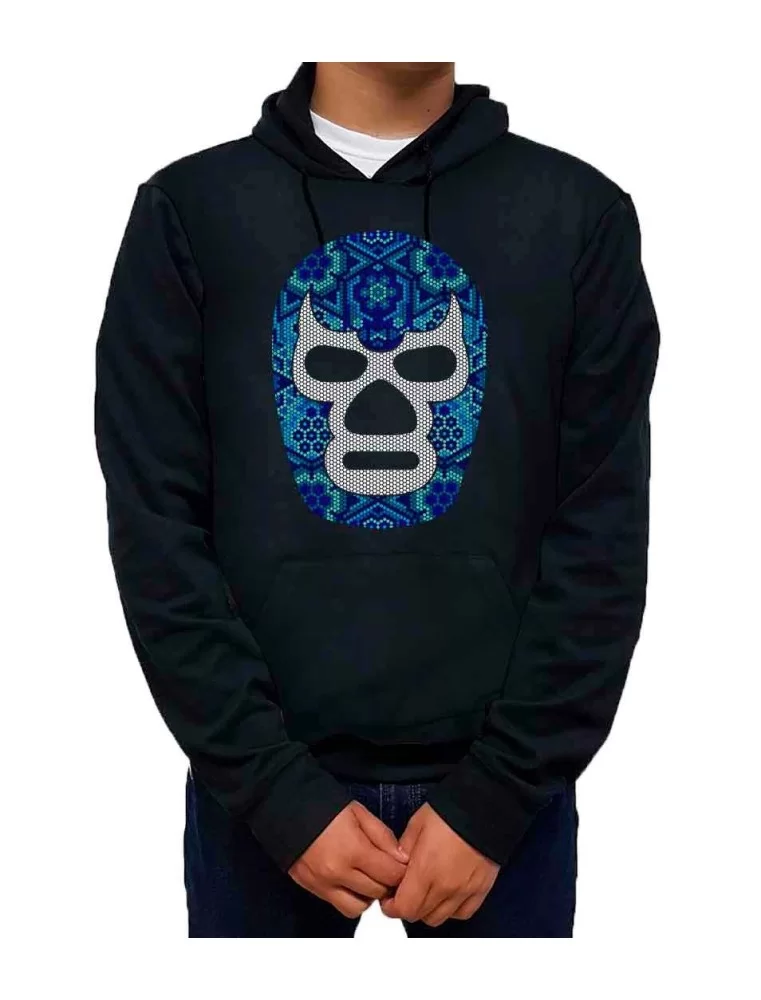 Hoodie of Blue Demon Mexican wristler