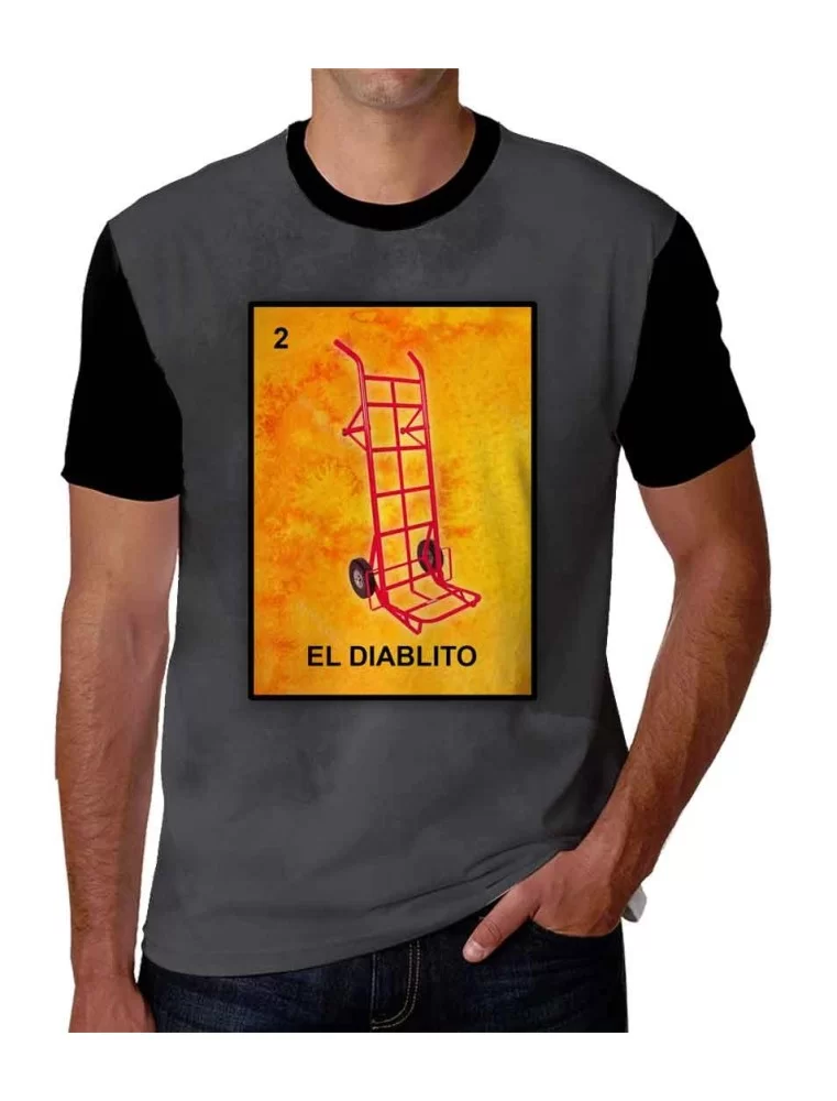 T-shirt of the Mexican Lottery El Diablito