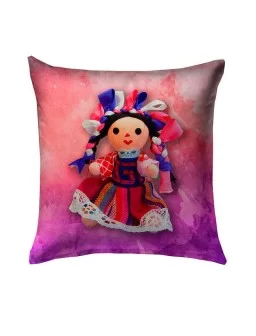 Pillow of Mexican Maria doll