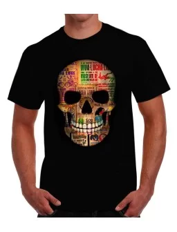 T-shirt wrestling mexican skull -Skull mexican wrestling T-Shirts