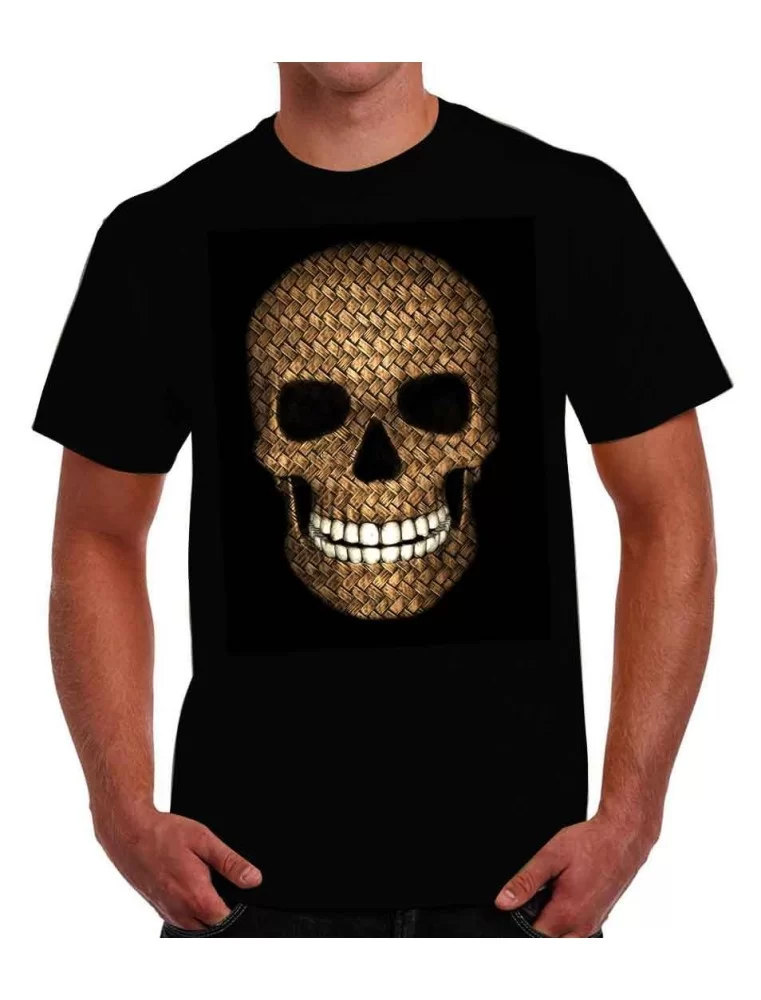 T-shirt Mexican Skull of wicker