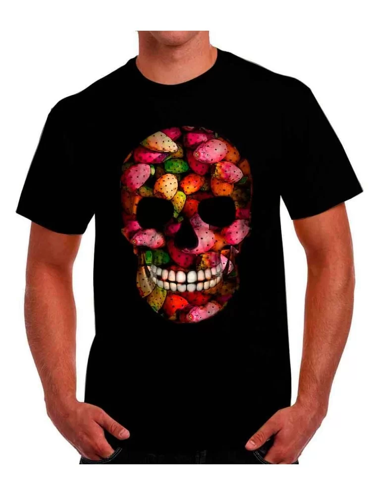 Playera calavera de tunas - Camisetas de calaveras mexicanas