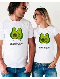 Playeras Aguacate de embarazada - Camiseta We are pregnant