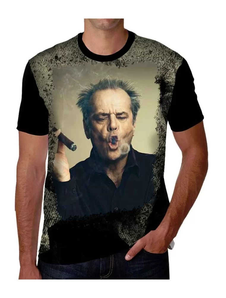 T-shirt of Jack Nicholson smoking