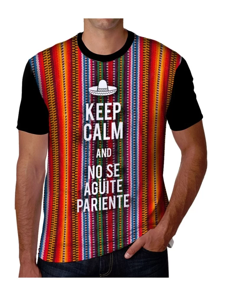 T-shirt Keep Calm and No se Aguite Pariente