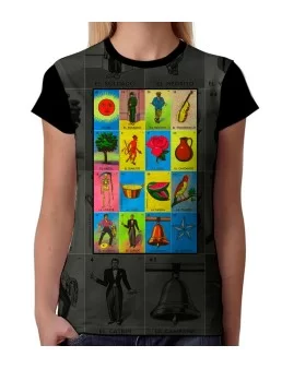 Playera del juego de La Loteria Mexicana