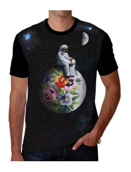 T-shirt Astronaut weaving in the cosmos