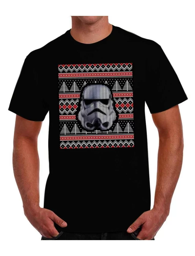 Playera Stormtrooper navideño