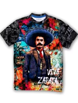 Playera Emiliano Zapata full print