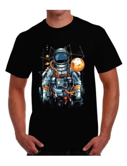 T-shirt of Astronaut with vectors