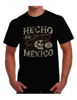 T-shirt of skull Mexico chingon - Hecho en Mexico