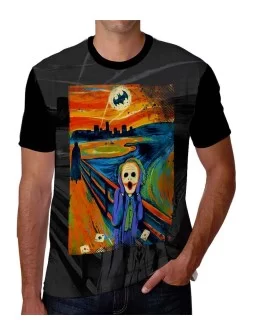 T-shirt of scream Joker Edvard Munch