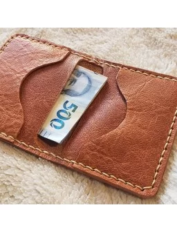 Handmade leather wallet